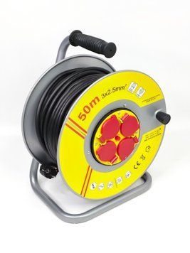 Удлинитель на катушке 3x2,5 мм 50 м Profline 10450 10450 фото