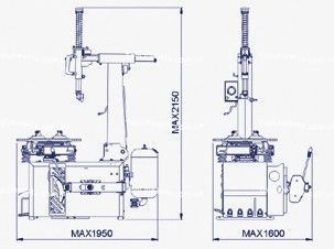 Шиномонтажный станок BRIGHT автоматический 10"-24" LC887E 380V LC887N 380V фото