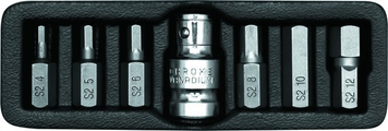 Набор насадок HEX 1/2" 7 ед YATO YT-0412 YT-0412 фото