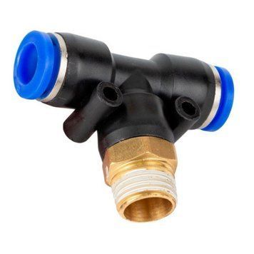 Соединитель 10мм*1/4" Т-образный цанговый AIRKRAFT SPB10-02 SPB10-02 фото
