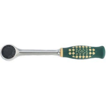 Тріскачка з гумовою ручкою 1/2" (72 зуб.) L=258 мм Force 802424 802424 F фото