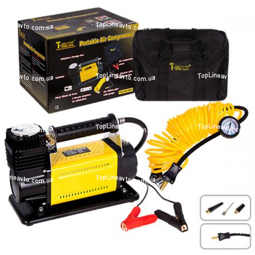 Компрессор "T-max" 45A/150psi/160L/min/ клеммы/шланг T-max 8016601 8016601 фото