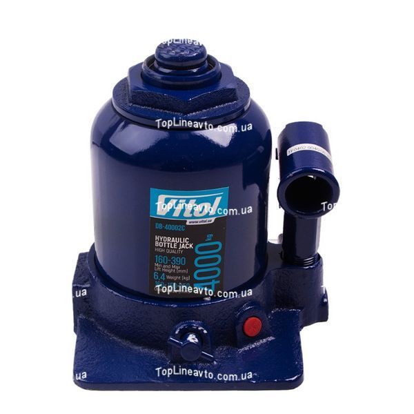 Домкрат бутылочный 4 т Vitol ДБ-40002Ц ДБ-40002Ц фото
