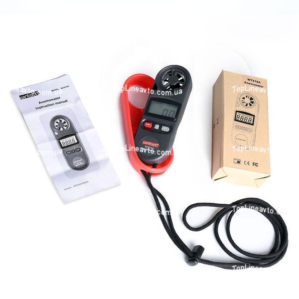 Цифровий анемометр 0,7-30 м/с, -10-45 &deg;C WINTACT WT816A WT816A фото