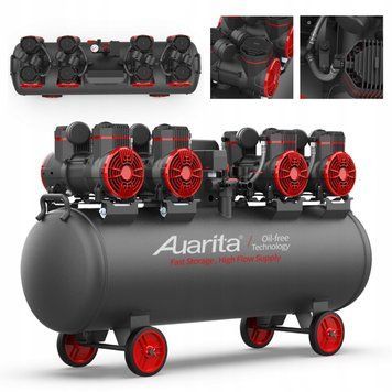 Компрессор безмасляний поршневий 120л 220В AUARITA 2-1450X4F120-220 2-1450X4F120-220 фото