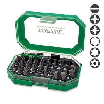 Набір біти-насадки TOPTUL 1/4" 35од. GACW3502 GACW3502 фото