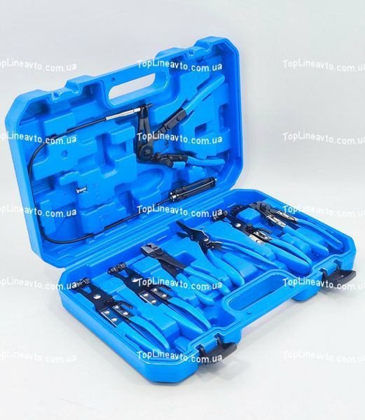 Набір для роботи з хомутами та патрубками 10 ін. Profline 31655 31655 фото