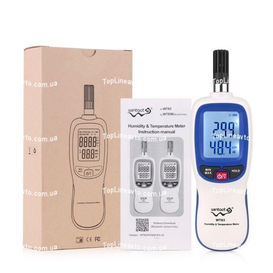 Термогіггрометр 0-100%, -20-70 &deg;C WINTACT WT83 WT83 фото