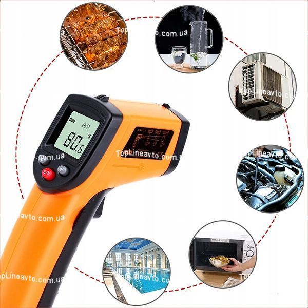 ІЧ пірометр - 50-400 &deg; C BENETECH GM333 GM333 фото