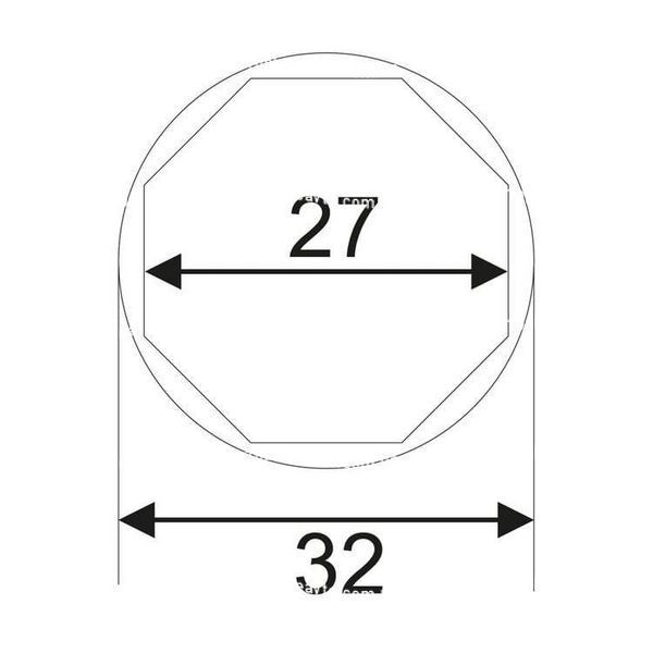 Головка для датчика КПП 27мм,8 граней 5242 JTC 5242 JTC фото