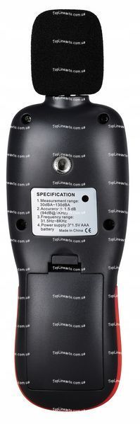 Вимірювач шуму (шумомір) Bluetooth 30-130 дБ WINTACT WT85B WT85B фото
