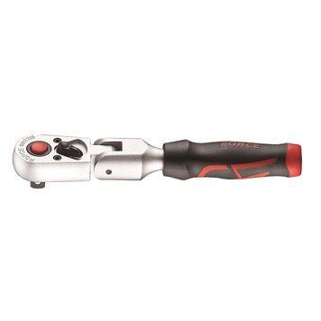 Тріскачка шарнірна з гумовою ручкою 1/4" (20 зуб.) L=127 мм Force 802218 802218 F фото
