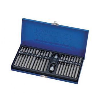 Набір біт 6-гр. Torx, Spline 42 од. (металевий кейс) 3/8" та 1/2" Force 6421 I 6421 I F фото