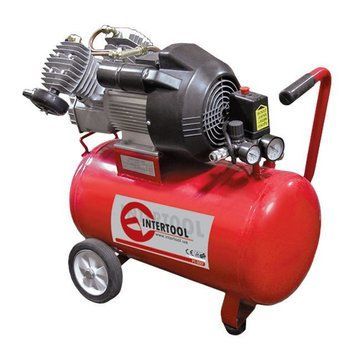 Компресор поршневий 50 л INTERTOOL PT-0007 PT-0007 фото
