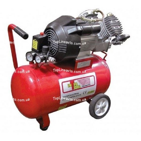 Компрессор поршневой 50 л INTERTOOL PT-0007 PT-0007 фото