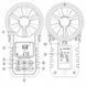 Анемометр крыльчатый USB, Bluetooth 0,3-30м/с, -10-45&deg;C WINTACT WT87B WT87B фото 7