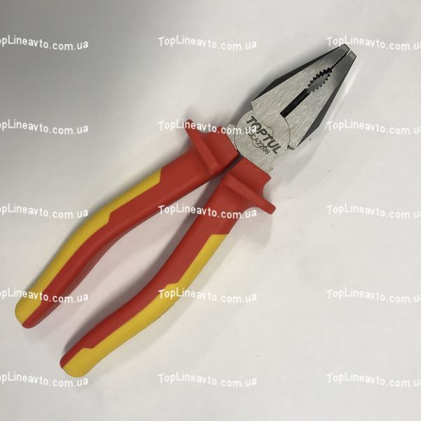 Плоскогубцы с изолированными ручками (пассатижи) 8" 1000V VDE TOPTUL DGCA2208 DGCA2208 фото