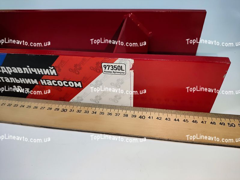 Пресс гидравлический настольный с горизонтальным насосом 10 т с манометром Profline 97350L 97350L фото