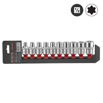 Набір головок 1/2 Torx 10 од. (E8-E24) Force 41019 41019 F фото
