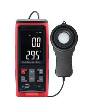 Люксметр + термометр (измеритель уровня освещенности) Bluetooth BENETECH GT1050 GT1050 фото