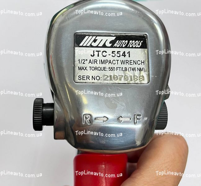 Гайковерт пневматичний 1/2" (750 Нм, 8800 об/хв, 162 мм, 2.27 кг), 5541 JTC 5541 JTC фото
