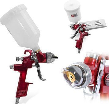 Краскопульт HVLP RED PROF 1,4 мм INTERTOOL PT-0104 PT-0104 фото
