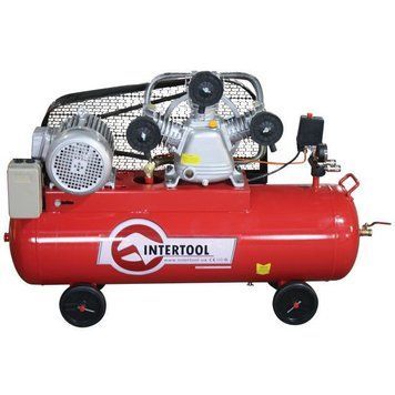Компресор поршневий 100 л INTERTOOL PT-0036 PT-0036 фото