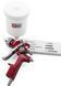 Краскопульт HVLP RED PROF 1,4 мм INTERTOOL PT-0104 PT-0104 фото 6