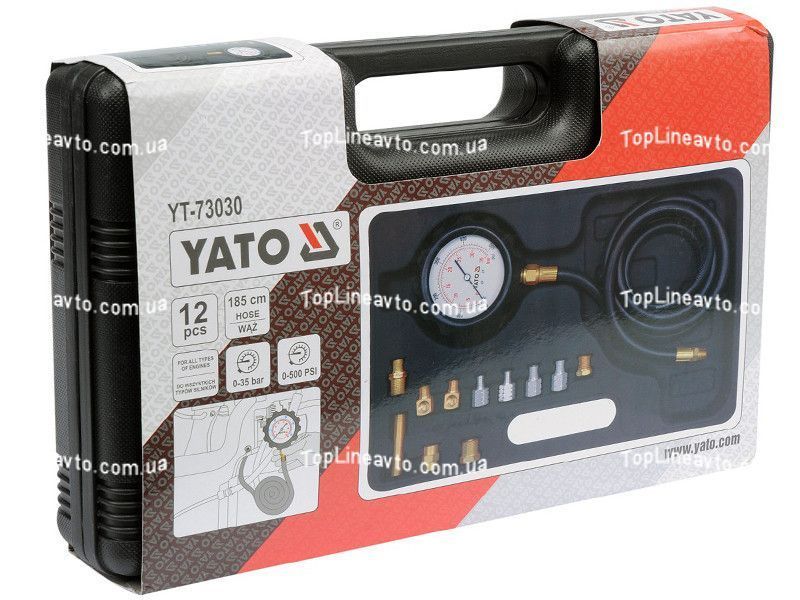 Набор для измерения давления масла в двигателе YATO YT-73030 YT-73030 фото
