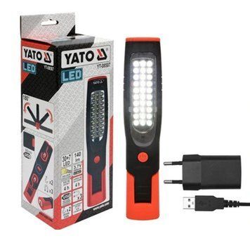 Лампа-переноска акумуляторна 37/7 LED YATO YT-08507 YT-08507 фото