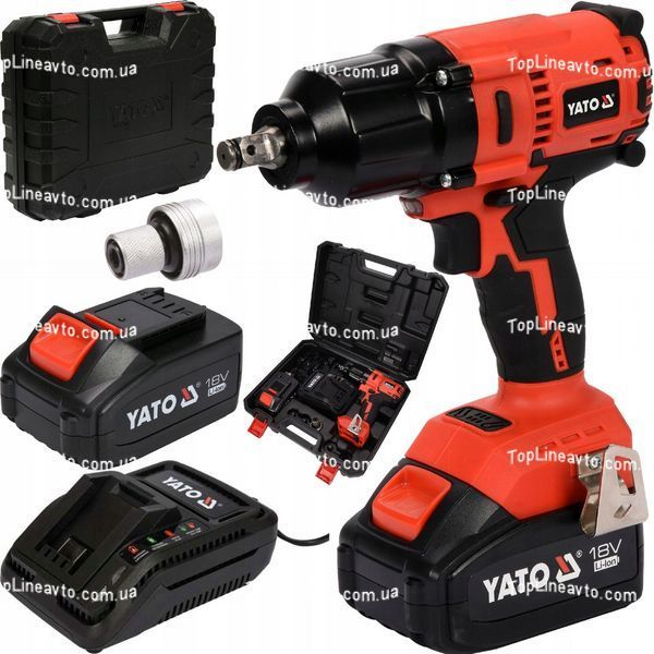 Гайковерт ударный аккумуляторный бесщеточный 700 Нм 1/2" Yato YT-82806 YT-82806 фото