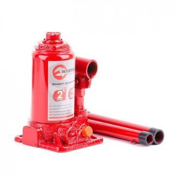 Домкрат "столбик" 2-х штоковый 2 т INTERTOOL GT0031 GT0031 фото