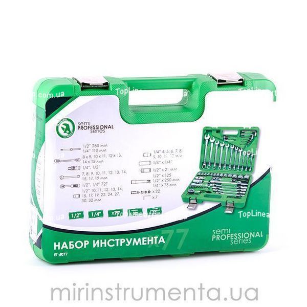 Набор инструмента 77 ед. INTERTOOL ET-6077 ET-6077 фото