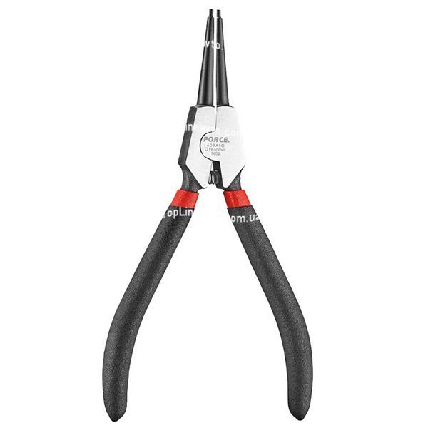Щипцы для снятия стопорных колец прямые (разжим) 140 мм FORCE 60905ASO F 60905ASO F фото