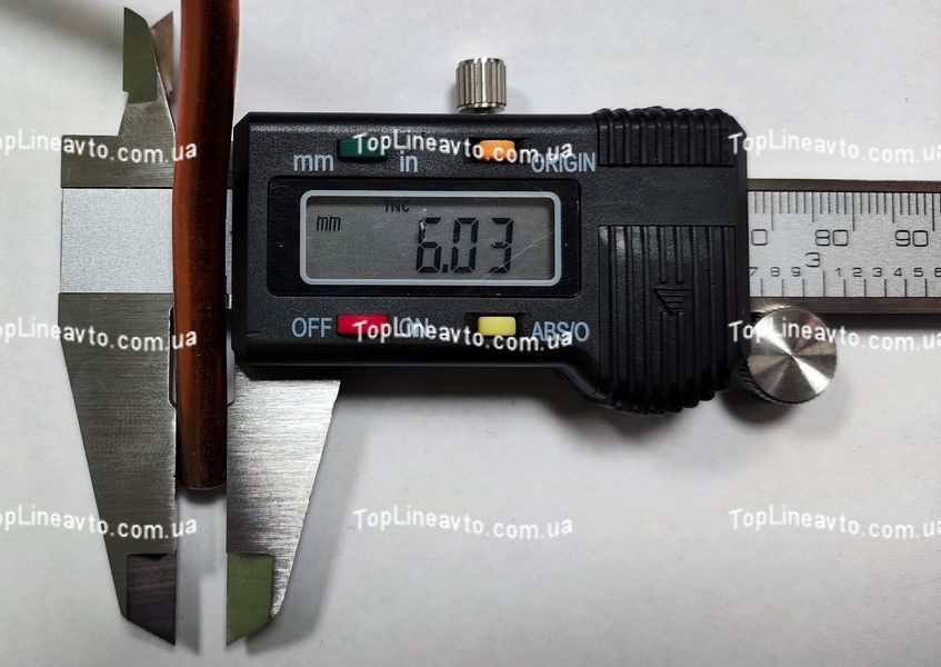 Трубка до компресора розгрузочна пряма 20 см.(мідна) Profline 7330B20 7330B20 фото