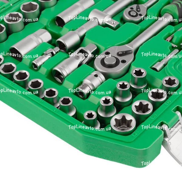 Набір інструментів 1/2" & 1/4" 108 од. INTERTOOL ET-6108SP ET-6108SP фото