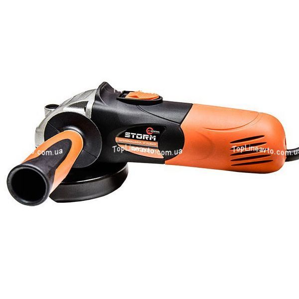 Шліфмашина кутова STORM, 500 Вт, 115 мм, 11000 об./хв, датчик зносу щіток INTERTOOL WT-0201 WT-0201 фото