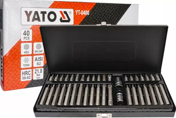 Набір біт із тримачем 40 од. YATO YT-0400 YT-0400 фото