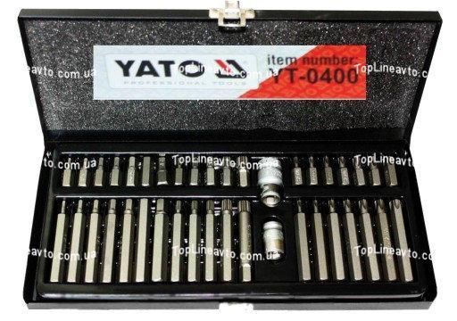 Набор бит с держателем 40 ед. YATO YT-0400 YT-0400 фото