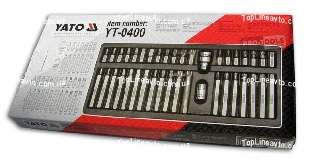 Набор бит с держателем 40 ед. YATO YT-0400 YT-0400 фото