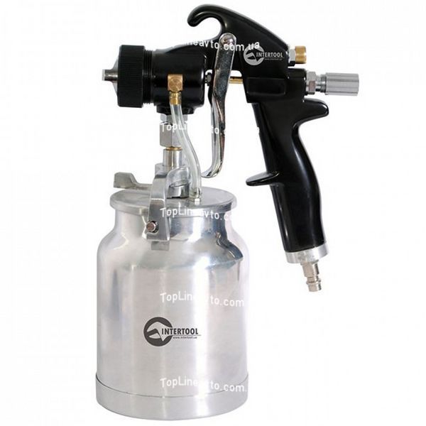 Краскопульт HVLP BLACK PROF 1,5 мм INTERTOOL PT-0214 PT-0214 фото