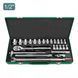 Набор инструмента головки с трещоткой TOPTUL 1/2" 24ед. (6-гр.) GCAD2401 GCAD2401 фото 1