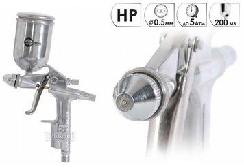 Краскопульт НР 0,5 мм INTERTOOL PT-0303 PT-0303 фото