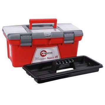 Ящик для інструментів, 16" 415x210x190 мм INTERTOOL BX-0416 BX-0416 фото