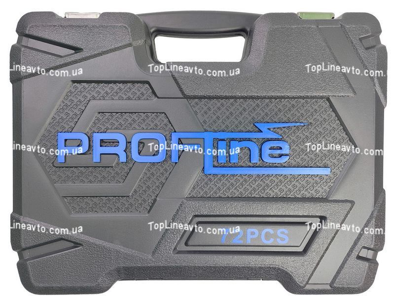 Набір інструментів 5в1(набір 72од + набір&nbsp;1/4", 46од + шecтигpaнникі Г-пoдібні 7oд + магніт + ключі 12од)Profline 60725-209 60725-209 фото