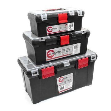 Комплект ящиків для інструментів, 3 шт INTERTOOL BX-0003 BX-0003 фото