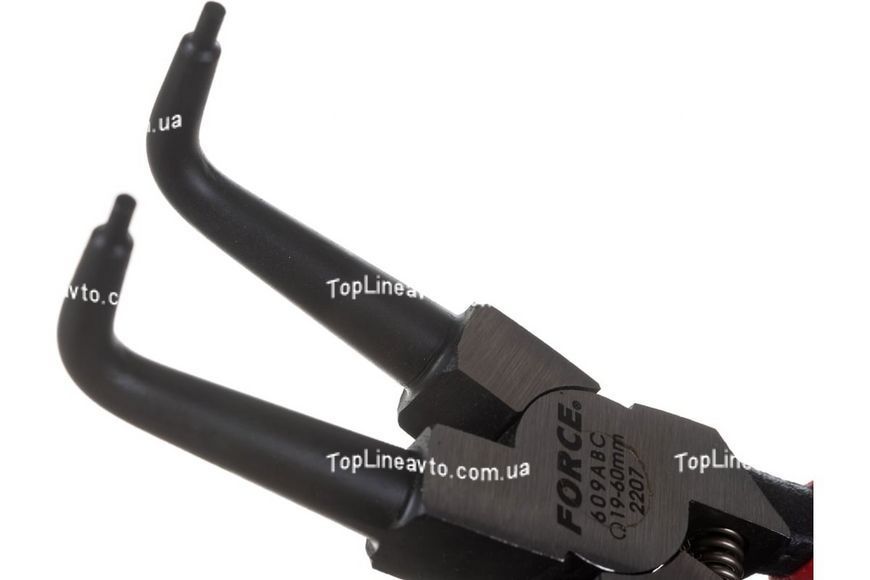 Щипцы для снятия стопорных колец угловые (сжатие) 140мм FORCE 60905ABC F 60905ABC F фото