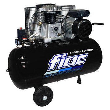 Компрессор поршневий ремінний 100 л, 330 л/хв, 220 V, 2, 2 кВт FIAC AB100-360-220-BLK-IT AB100-360-220-BLK-IT фото