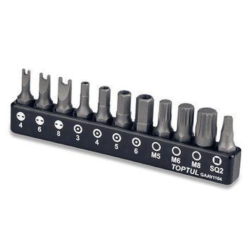 Набір біт для шурупокрута TOPTUL 1/4" 11 од. GAAV1104 GAAV1104 фото
