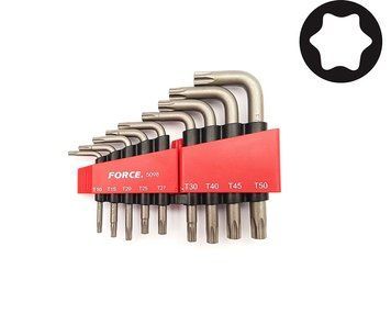 Набір кутових ключів TORX Т10-Т50 9 од. FORCE 5098 F 5098 F фото